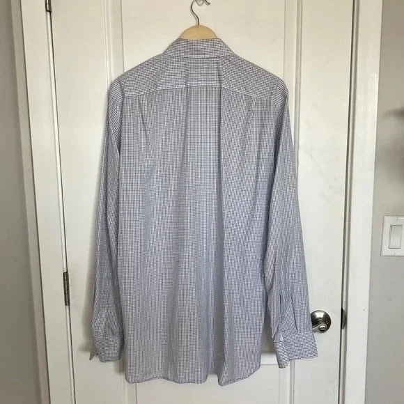 J. Crew Men’s Plaid 2Ply Button Up Dress Shirt LT - Picture 5 of 5